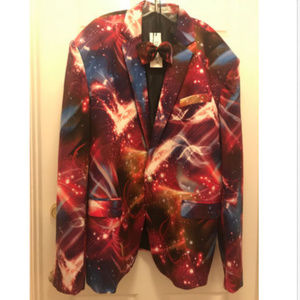 Neon Comedy Funny Fancy Dress Costum Blazer